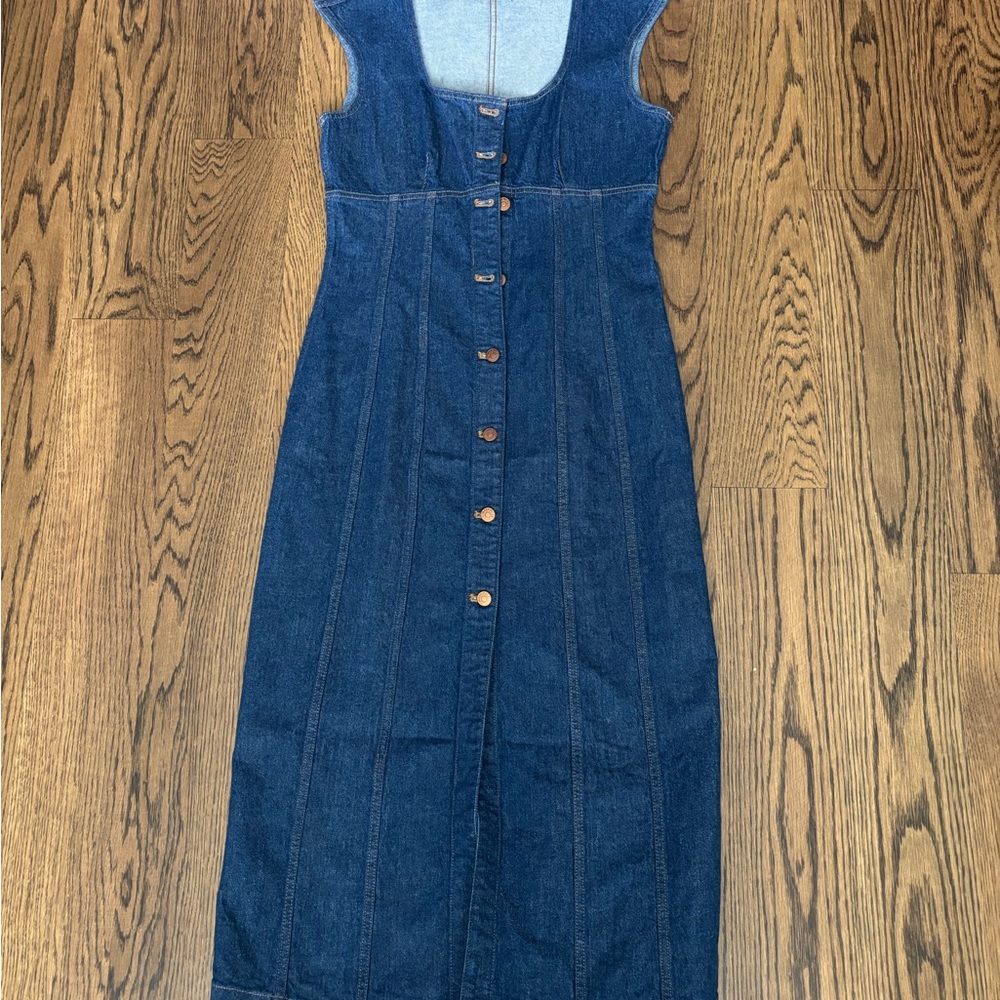 NWT Madewell Denim Midi Dress
